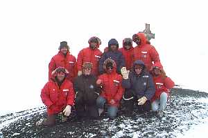 The Russian group at Vince's Cross