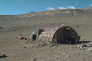 No, not the Potala: a Jamesway hut at Lake Bonney