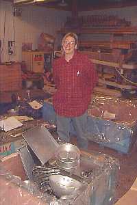 Packing up cookware for the USAP camp at Vostok