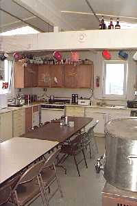 The inside of the Lake Hoare Station reminds me of a large cabin in the woods...